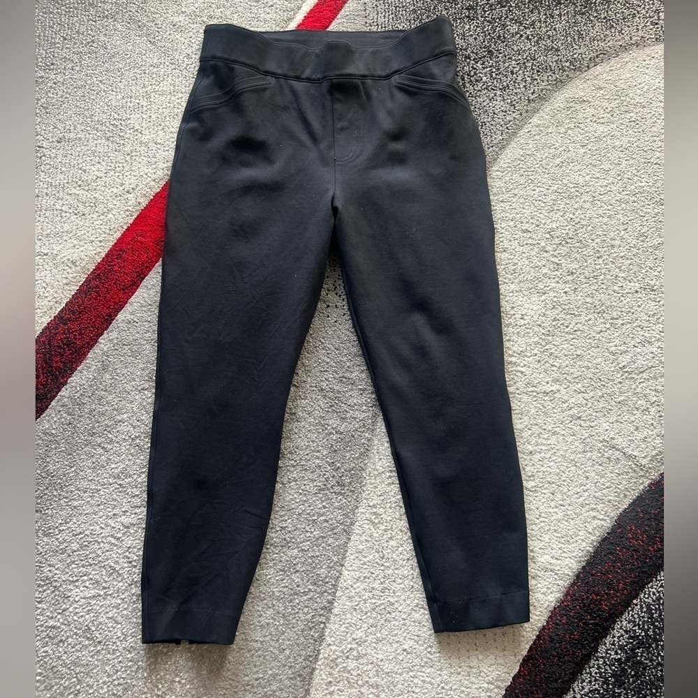 Spanx Black Ankle Pull On Leggings